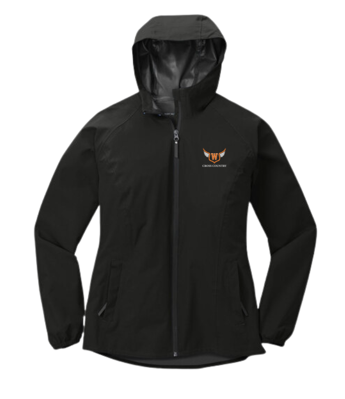 Walpole Middle School Cross Country - Women's Rain Jacket (L407)