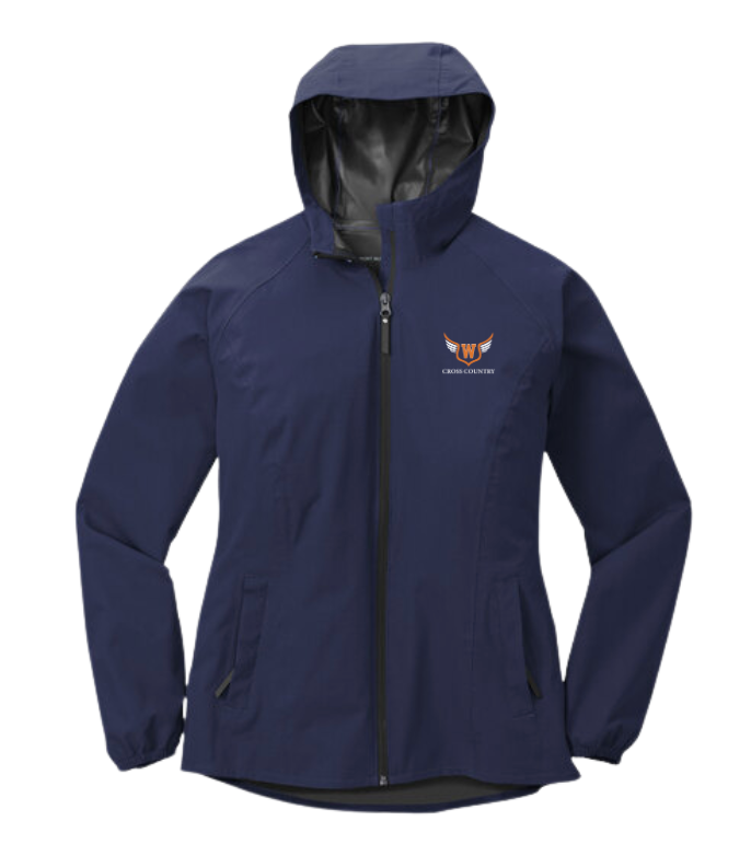 Walpole Middle School Cross Country - Women's Rain Jacket (L407)