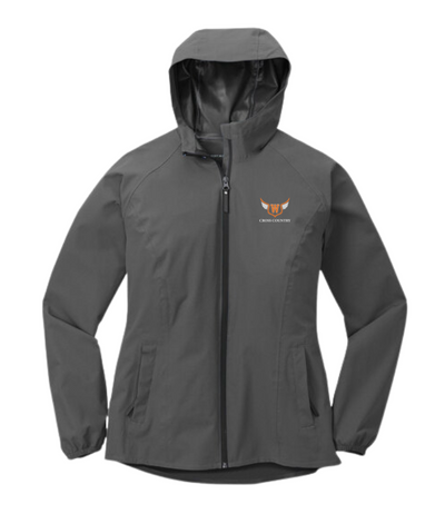 Chaqueta impermeable para mujer de campo traviesa de la escuela secundaria Walpole (L407)