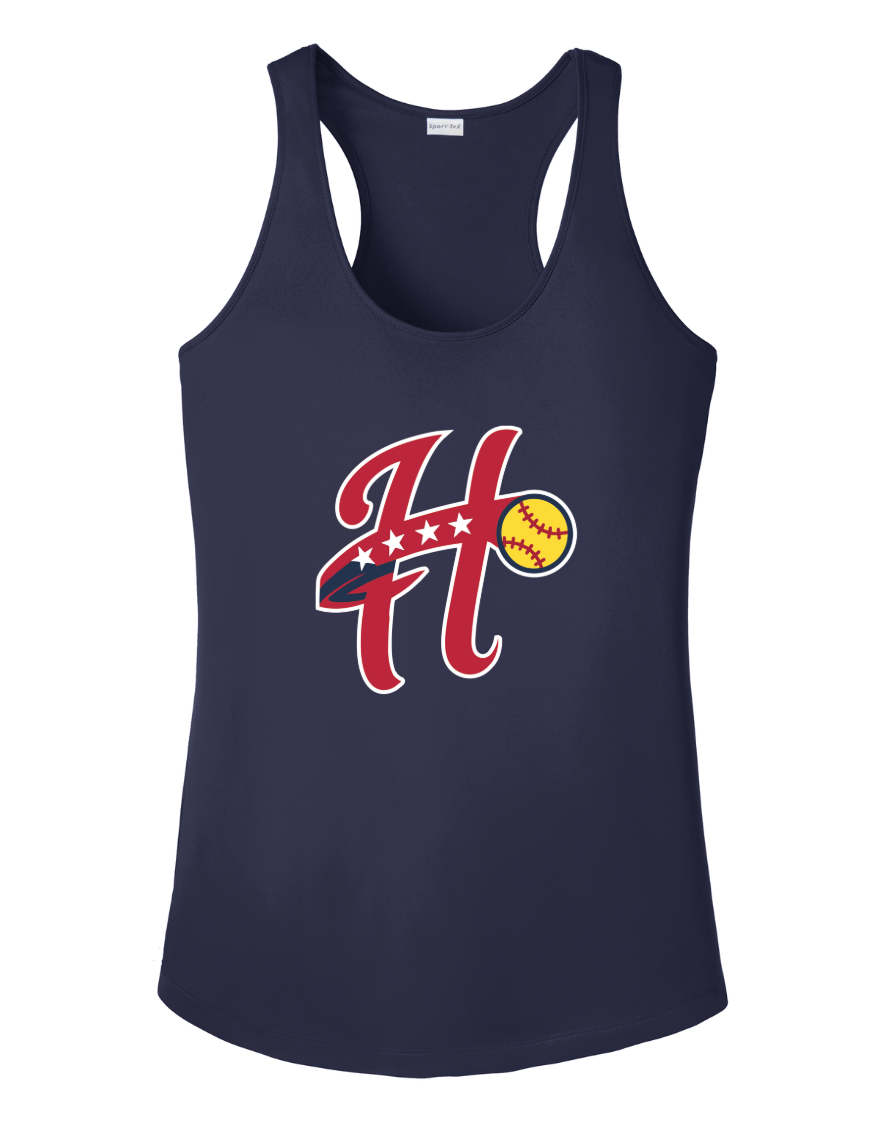 Hurricanes Softball -  Women's Performace Racerback Tank (LST356)