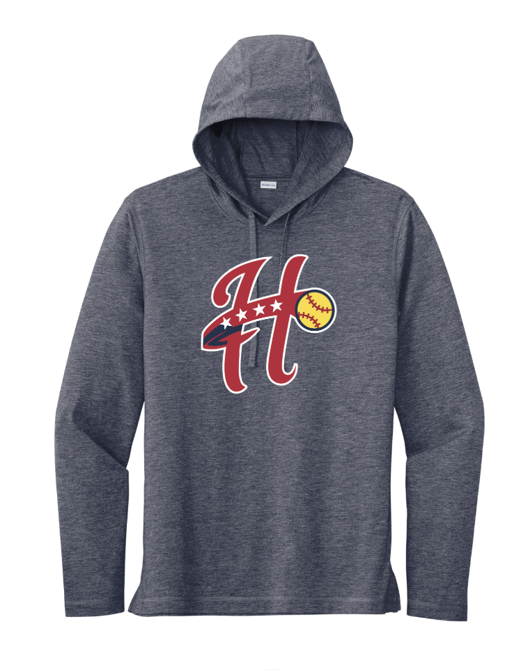 Sudadera con capucha y manga larga unisex para adultos de Hurricanes Softball (ST406)