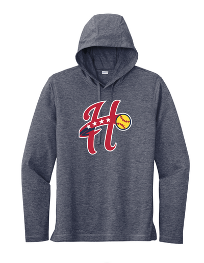 Sudadera con capucha y manga larga unisex para adultos de Hurricanes Softball (ST406)