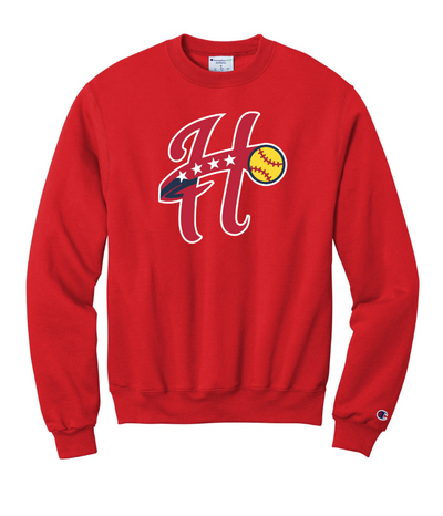 Hurricanes Softball - Champion Crewneck Sweatshirt (S6000)