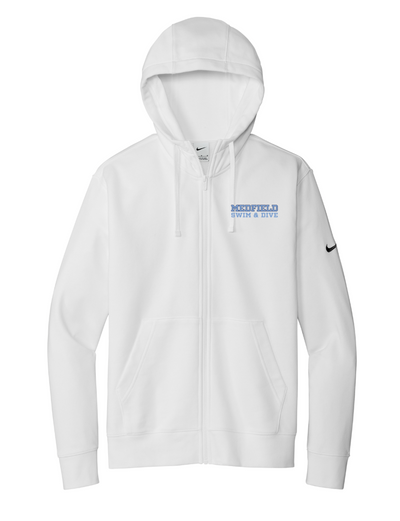 Medfield Swim & Dive - Nike Club Fleece Sleeve Swoosh Full-Zip Hoodie (NKDR1513)