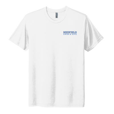Medfield Swim & Dive - Camiseta unisex de triple mezcla (NL6010)
