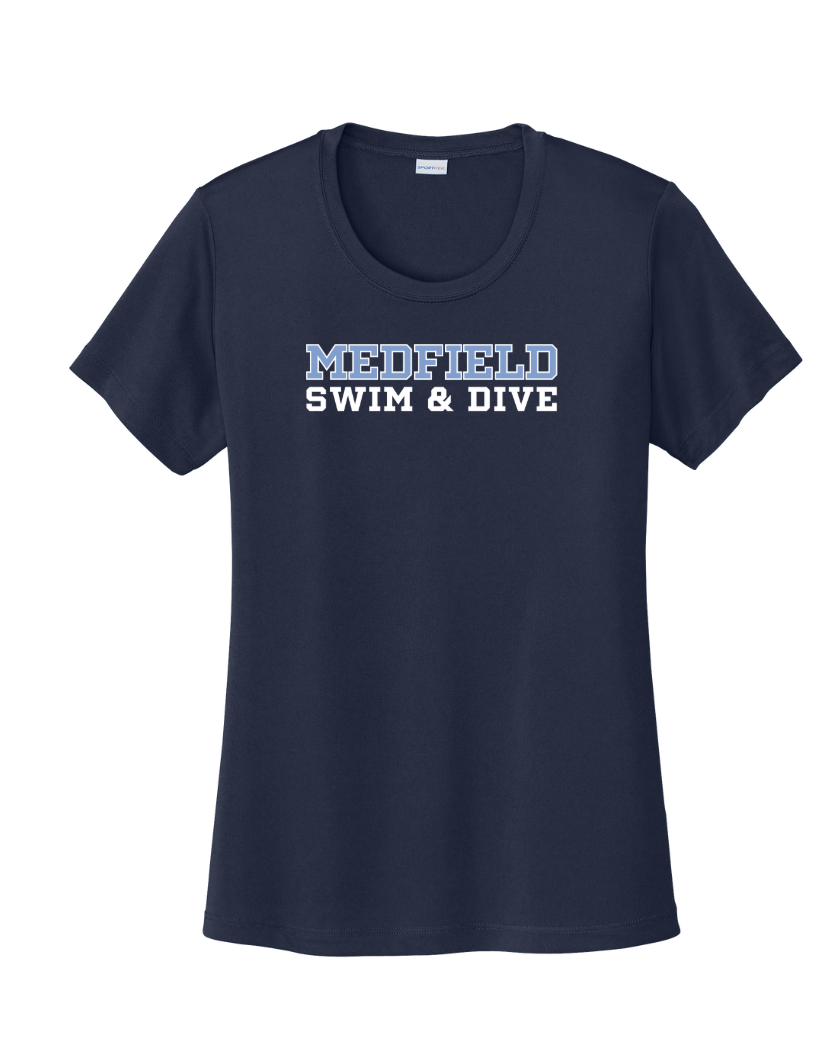 Medfield Swim & Dive - Women's Performance Tee (LST350)