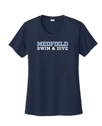 Medfield Swim & Dive - Women's Performance Tee (LST350)