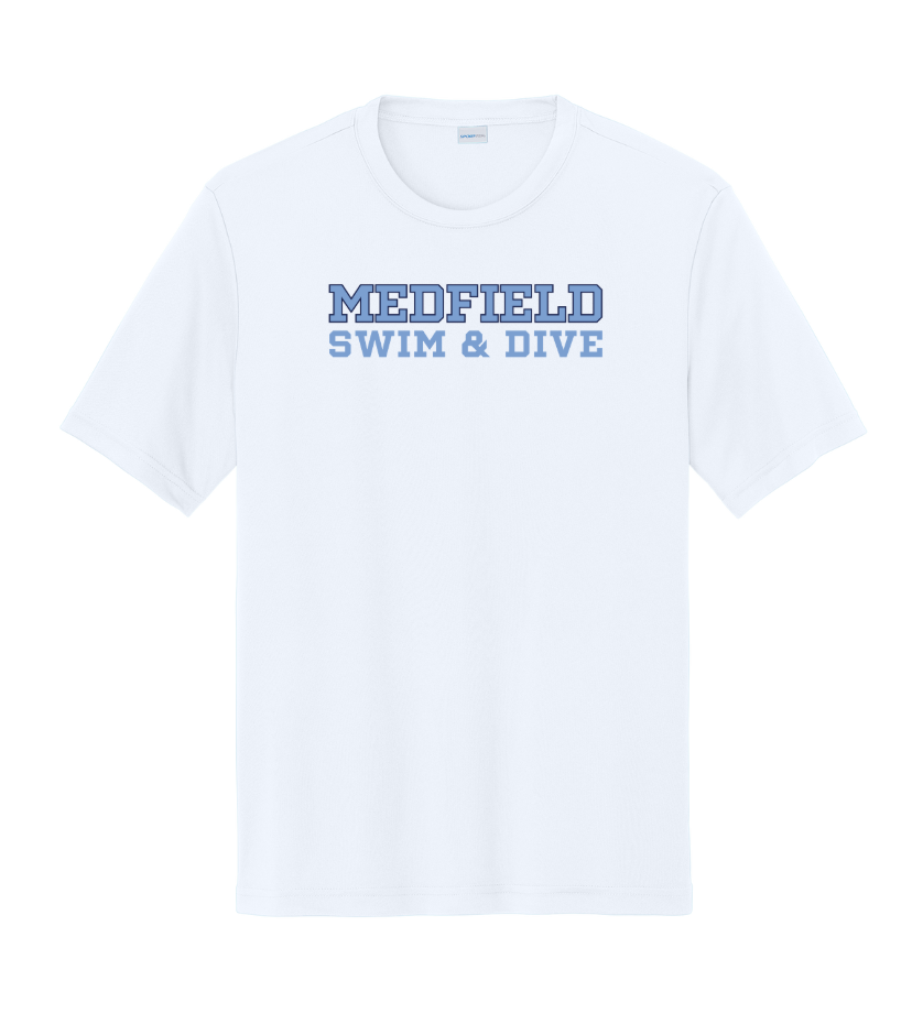 Medfield Swim & Dive - Camiseta deportiva para hombre (ST350) 