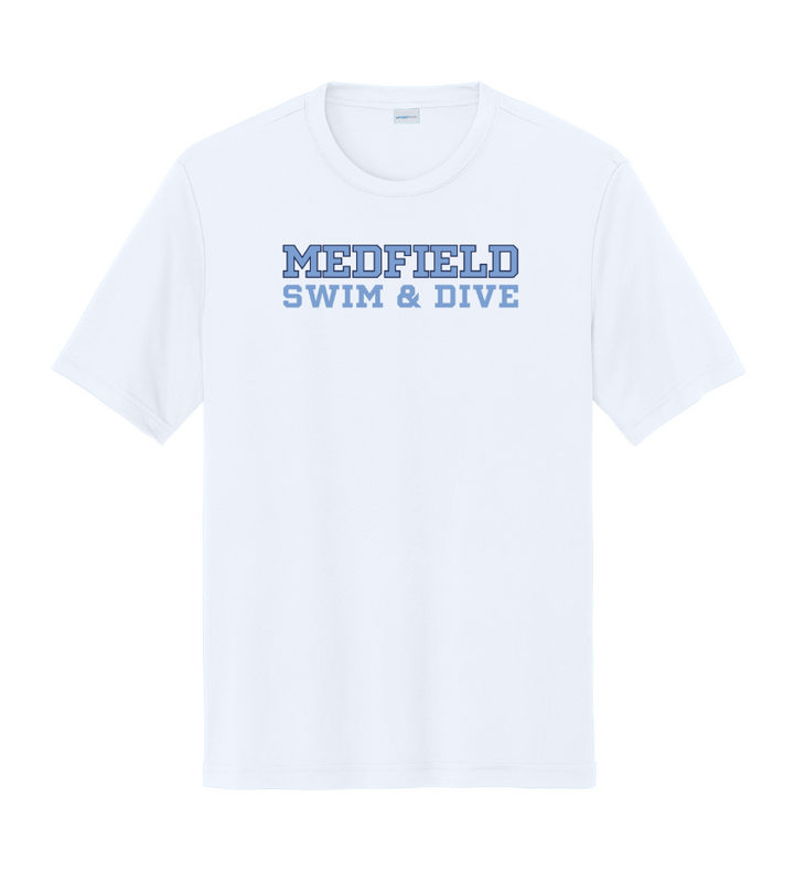 Medfield Swim & Dive - Camiseta deportiva para hombre (ST350) 