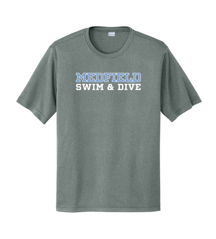 Medfield Swim & Dive - Camiseta deportiva para hombre (ST350) 