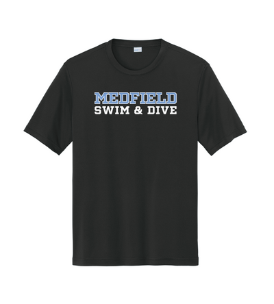 Medfield Swim & Dive - Camiseta deportiva para hombre (ST350) 