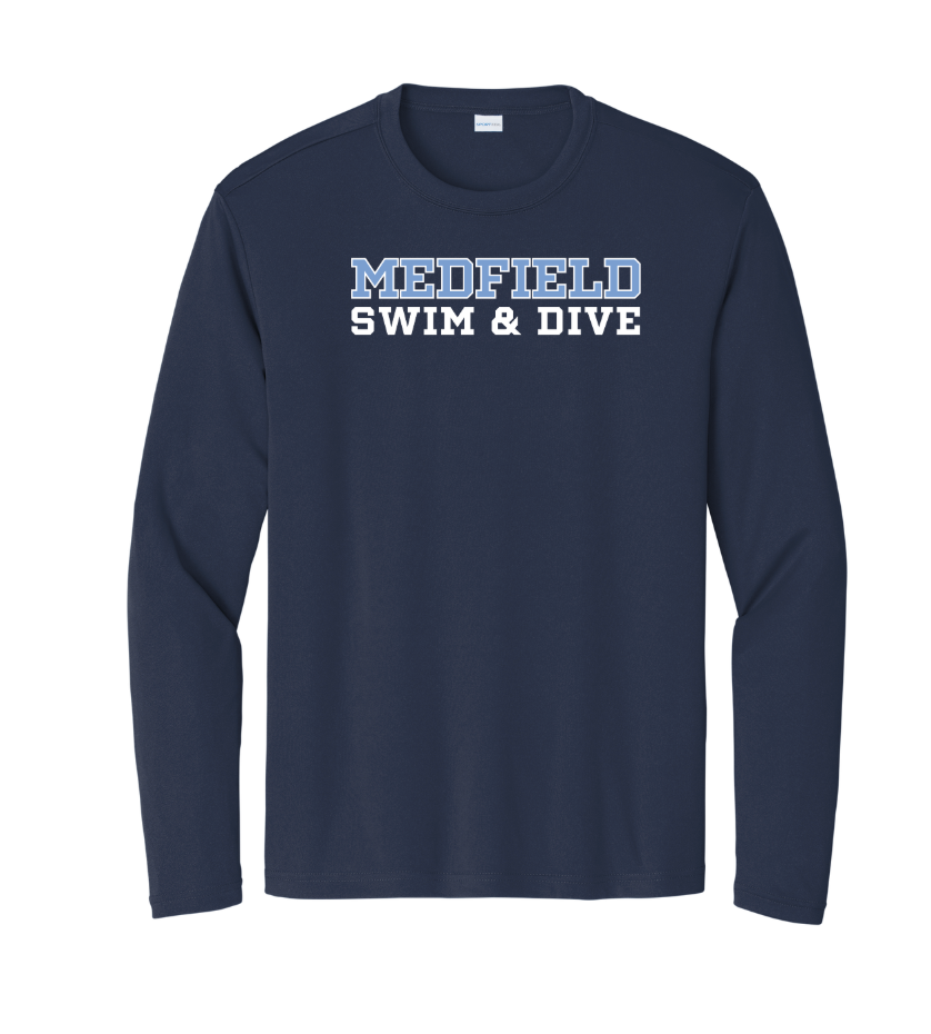 Mefield Swim & Dive - Men's Performance Long Sleeve Tee (ST350LS)