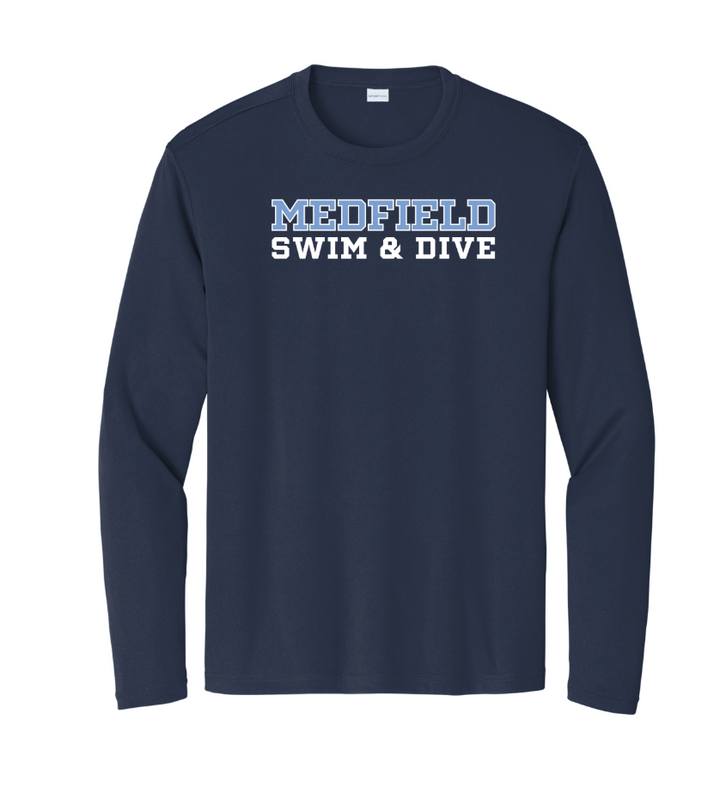 Mefield Swim & Dive - Men's Performance Long Sleeve Tee (ST350LS)