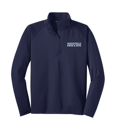 Medfield Swim & Dive - Mens 1/4-Zip Pullover (ST850)