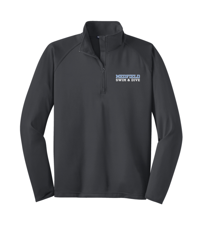 Medfield Swim & Dive - Mens 1/4-Zip Pullover (ST850)