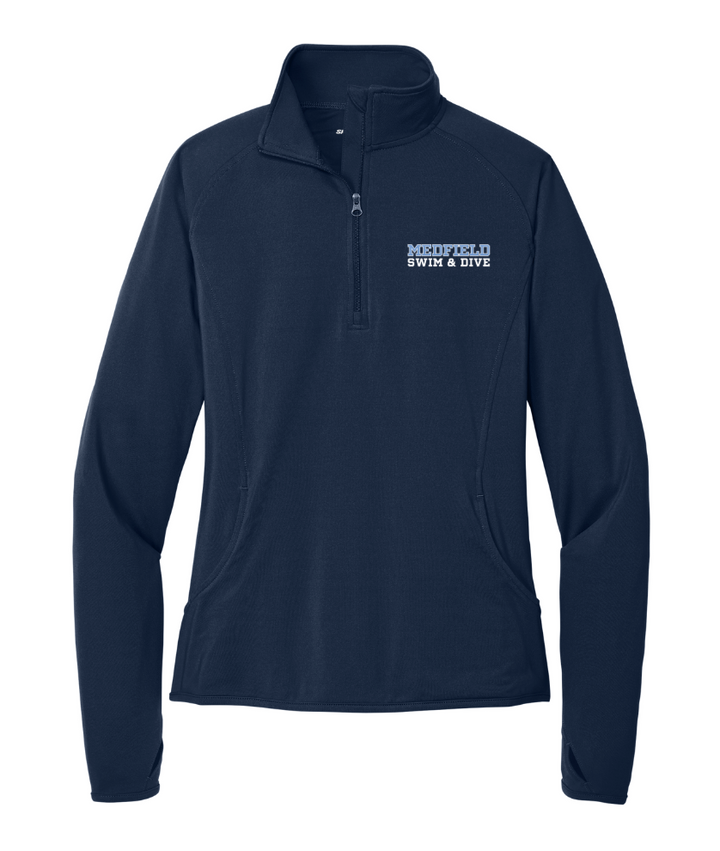 Medfield Swim & Dive - Women's 1/4-Zip Pullover (LST850)