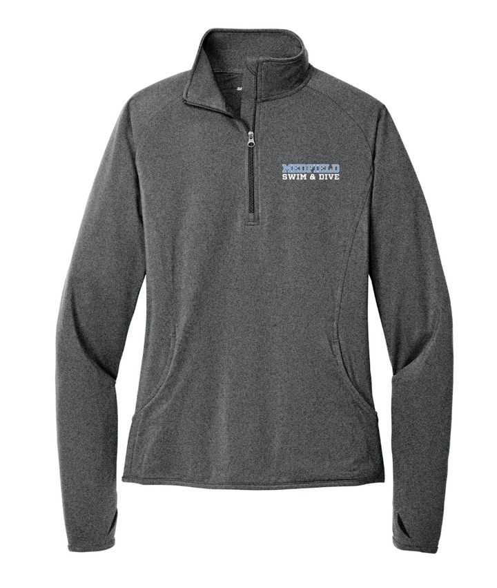 Medfield Swim & Dive - Women's 1/4-Zip Pullover (LST850)