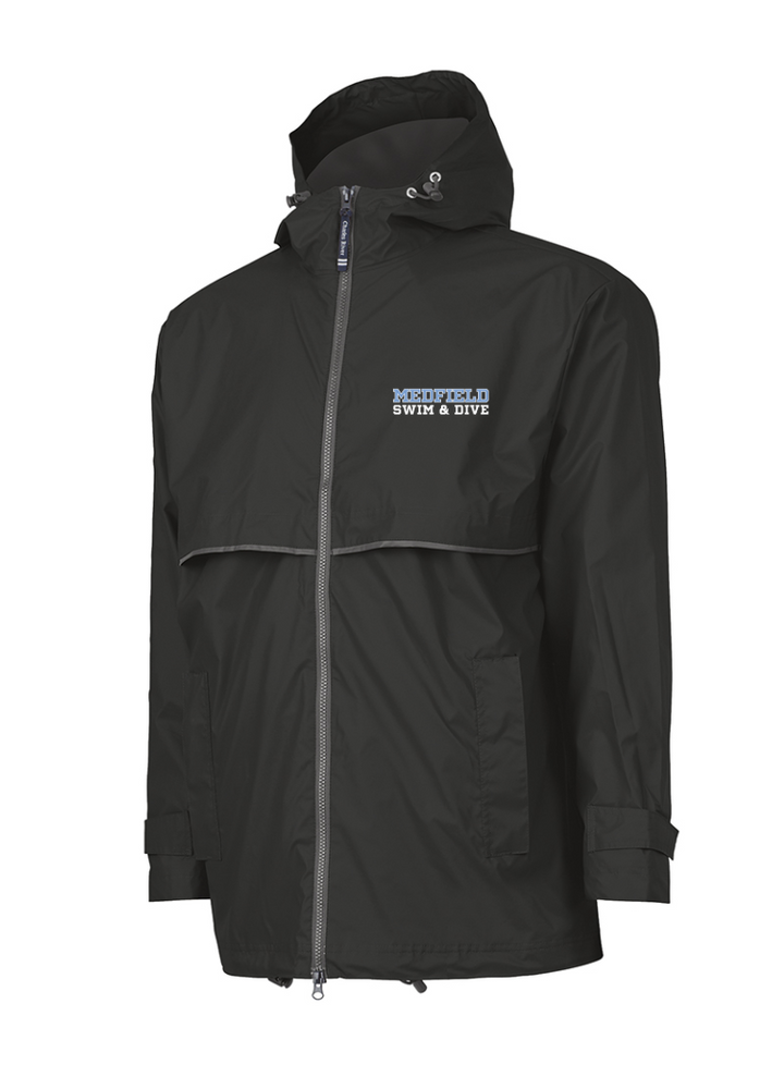 Medfield Swim & Dive -  Men's New Englander Rain Jacket (9199)