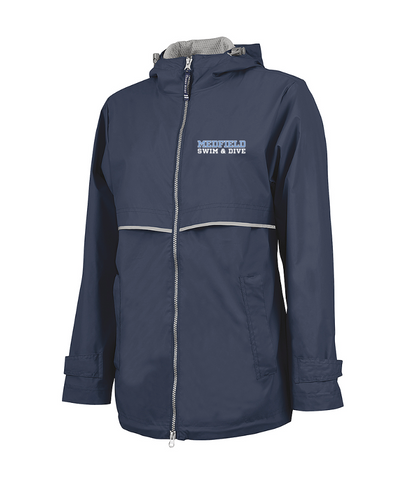 Medfield Swim & Dive - Women's New Englanders Rain Jacket (5099)