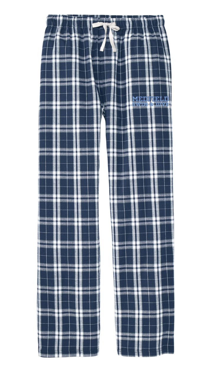 Medfield Swim & Dive - Adult Unisex Flannel Plaid Pant (DT1800)