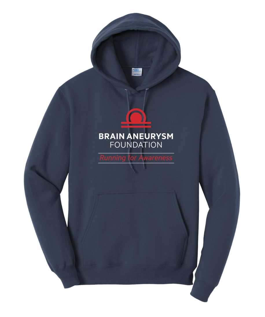 Brain Aneurysm Foundation - Unisex Fleece Pullover Hooded Sweatshirt (PC78H)