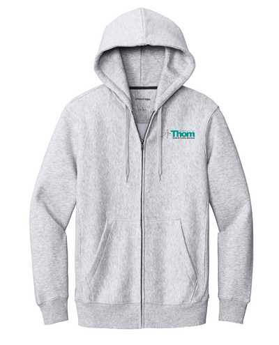 Servicios para Niños y Familias de Thom - Sudadera gruesa con capucha y cremallera completa (F282)