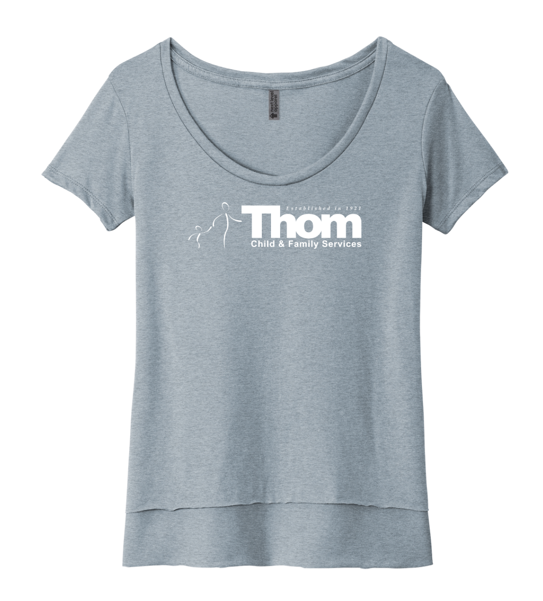 Thom Child and Family Services - Women’s Scoop Neck Tee (NL5030)