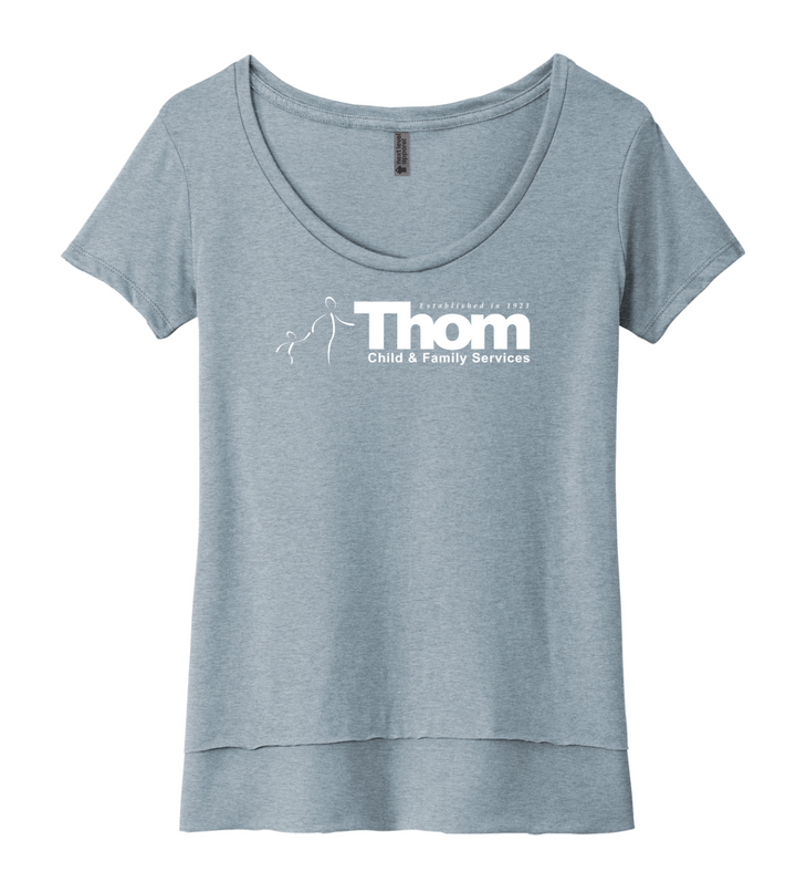 Thom Child and Family Services - Women’s Scoop Neck Tee (NL5030)