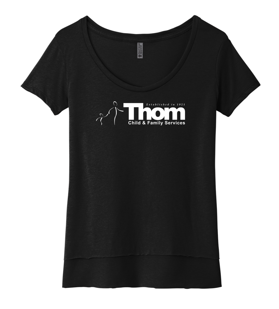 Thom Child and Family Services - Women’s Scoop Neck Tee (NL5030)