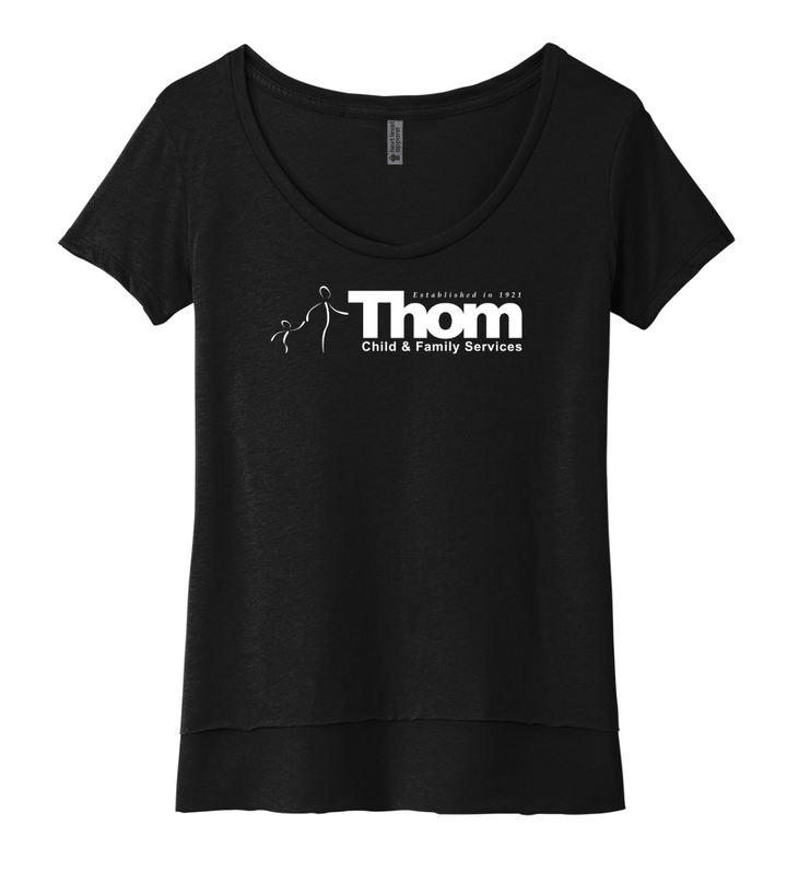 Thom Child and Family Services - Women’s Scoop Neck Tee (NL5030)