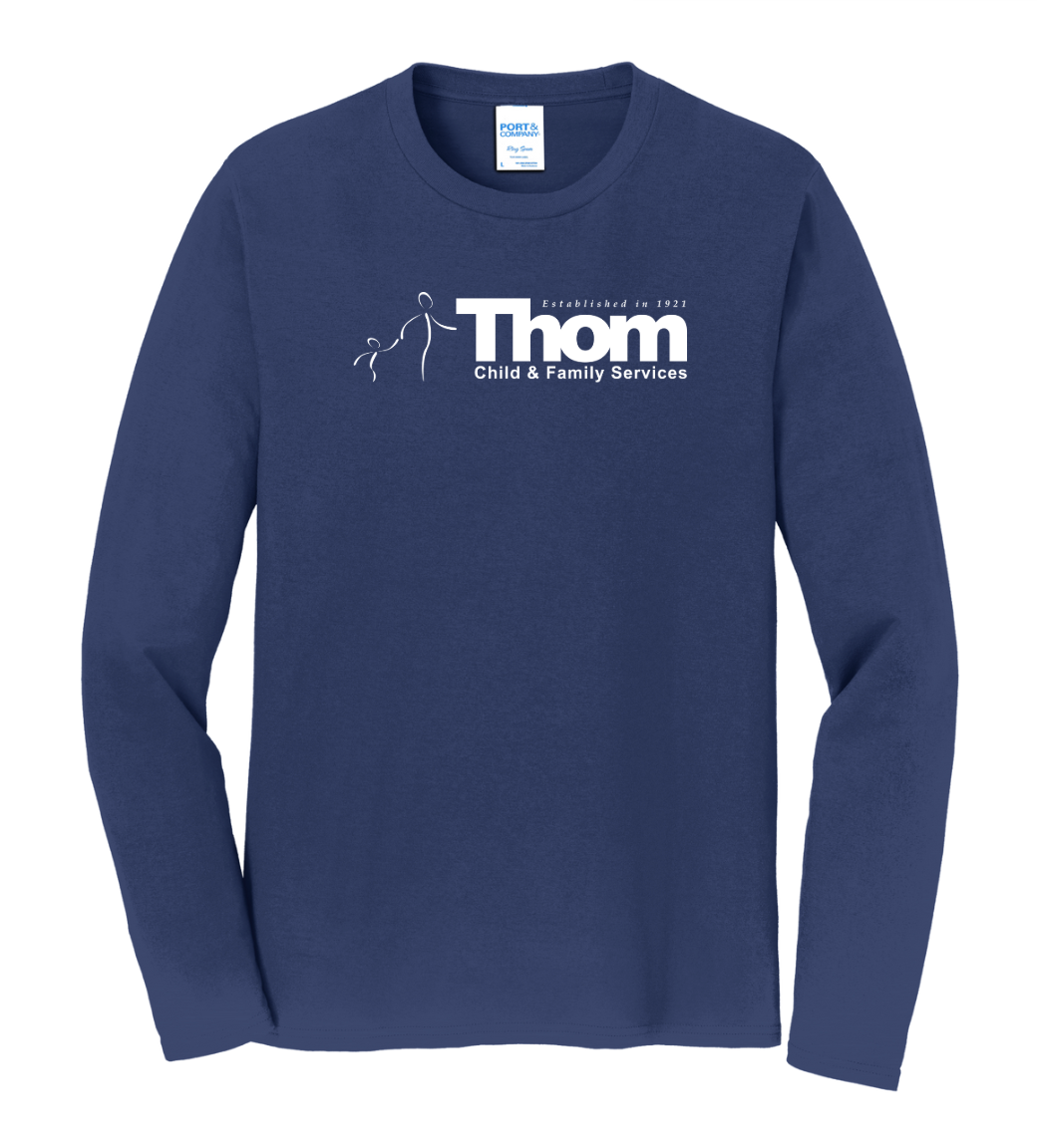 Thom Child and Family Services - Adult Unisex Long Sleeve Tee (PC450LS)