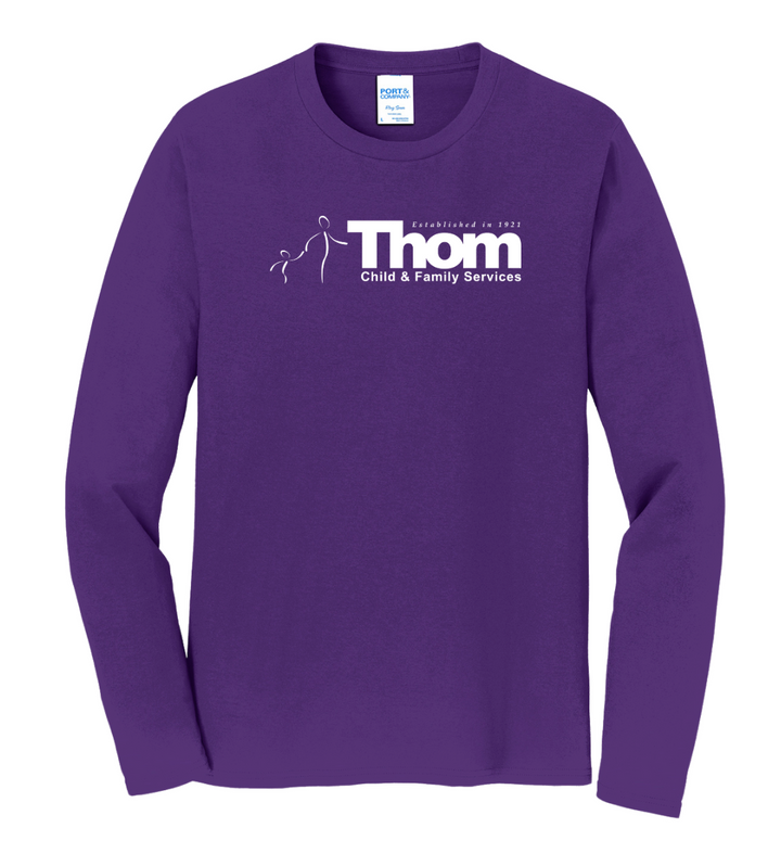 Thom Child and Family Services - Adult Unisex Long Sleeve Tee (PC450LS)