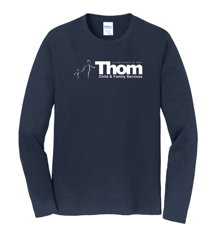 Thom Child and Family Services - Adult Unisex Long Sleeve Tee (PC450LS)