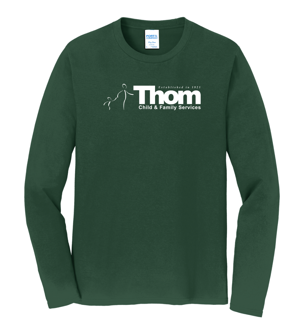 Thom Child and Family Services - Adult Unisex Long Sleeve Tee (PC450LS)