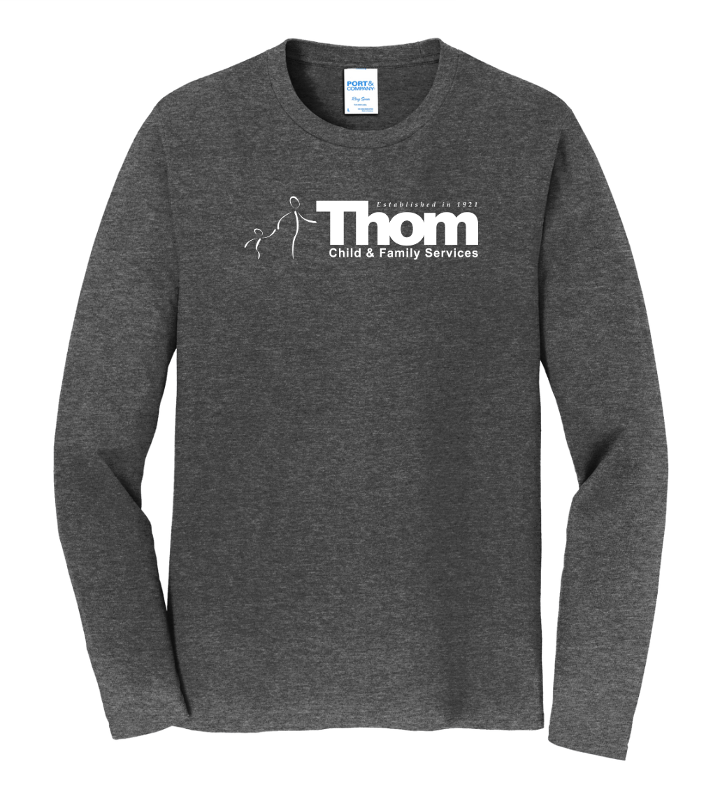 Thom Child and Family Services - Adult Unisex Long Sleeve Tee (PC450LS)