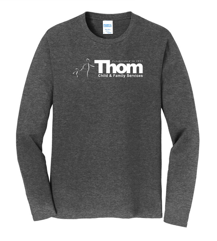 Thom Child and Family Services - Adult Unisex Long Sleeve Tee (PC450LS)