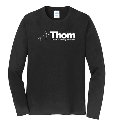 Servicios para Niños y Familias de Thom - Camiseta unisex de manga larga para adultos (PC450LS)