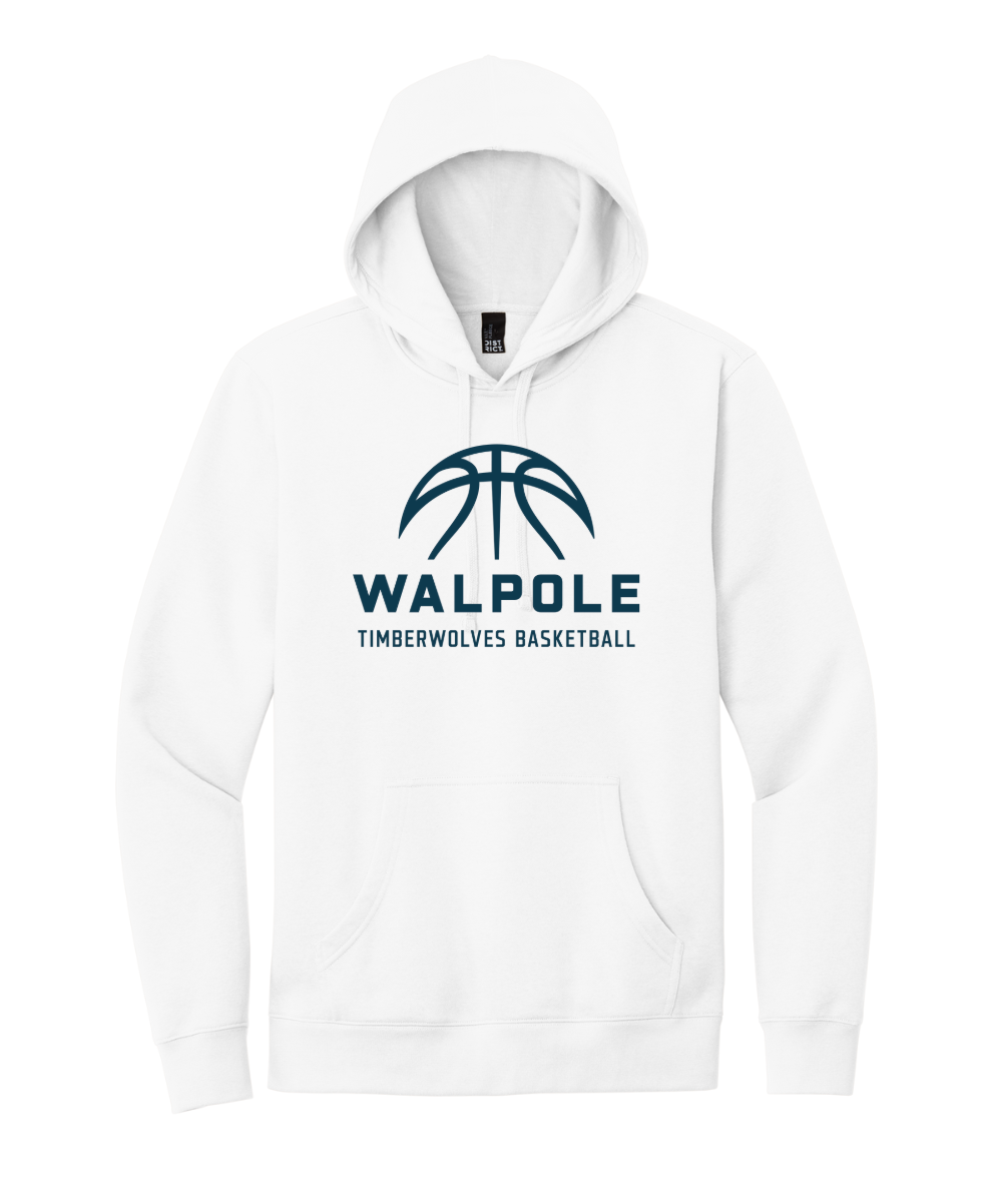Walpole Boys Basketball - Unisex Adult Fleece Hoodie (DT6100)