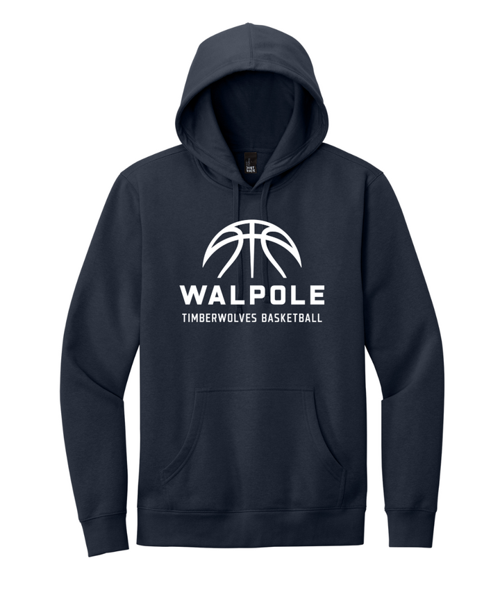 Walpole Boys Basketball - Unisex Adult Fleece Hoodie (DT6100)