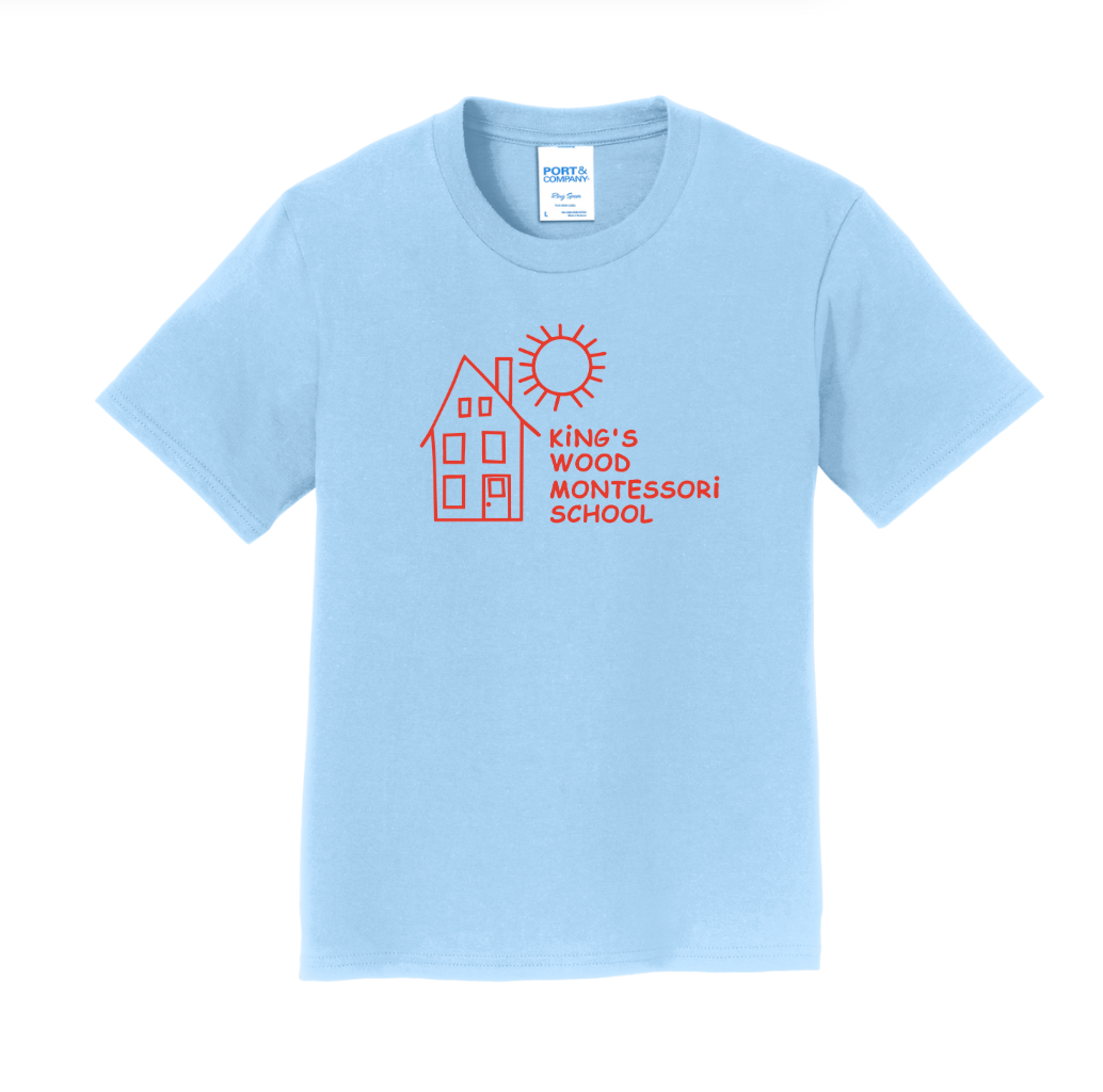 Camiseta unisex juvenil Montessori de King's Wood (PC450Y)