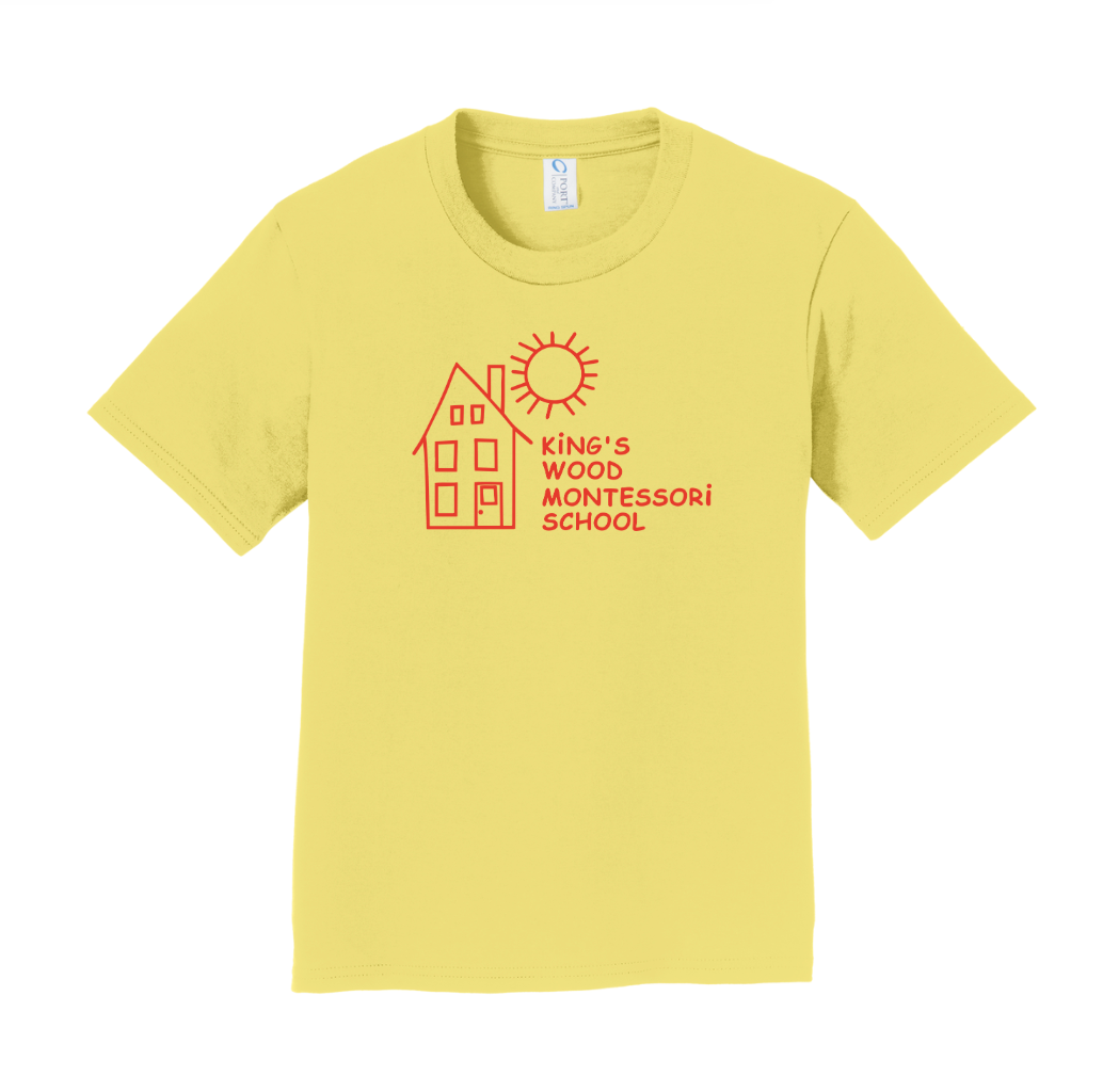 Camiseta unisex juvenil Montessori de King's Wood (PC450Y)