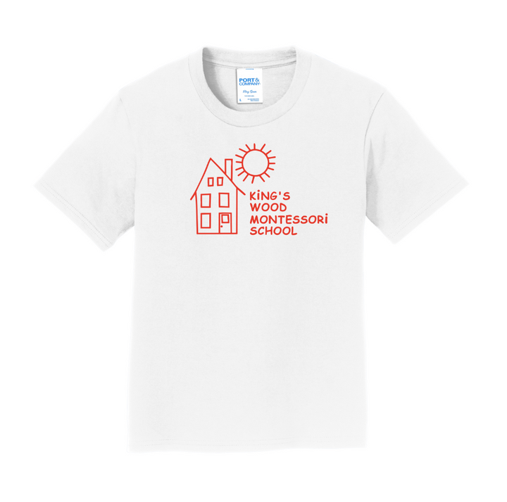 Camiseta unisex juvenil Montessori de King's Wood (PC450Y)