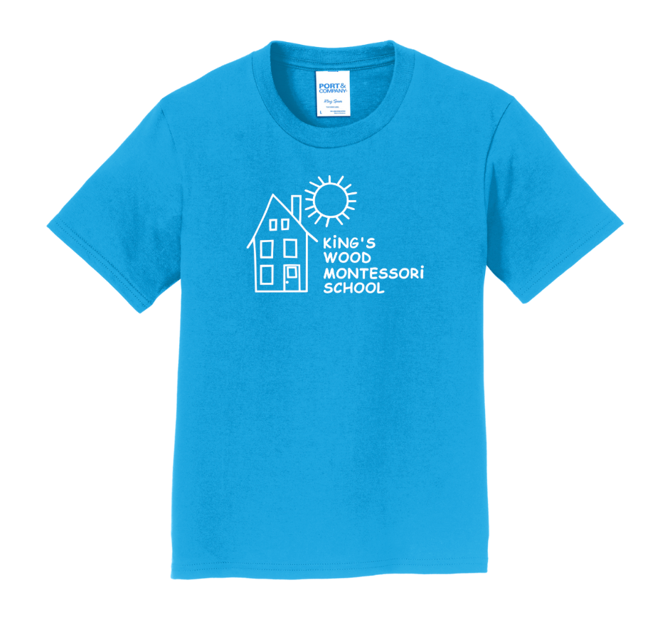 Camiseta unisex juvenil Montessori de King's Wood (PC450Y)