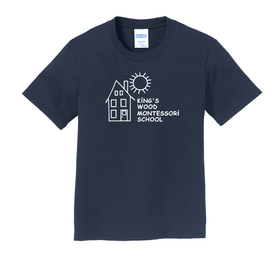 Camiseta unisex juvenil Montessori de King's Wood (PC450Y)