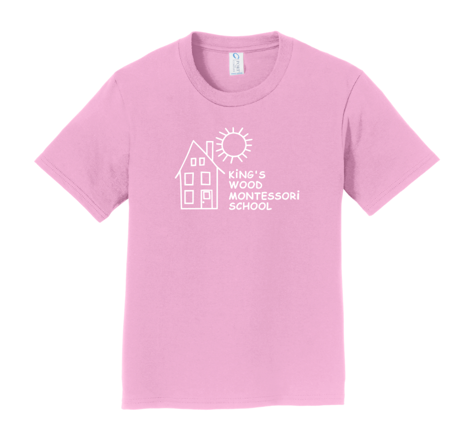 Camiseta unisex juvenil Montessori de King's Wood (PC450Y)