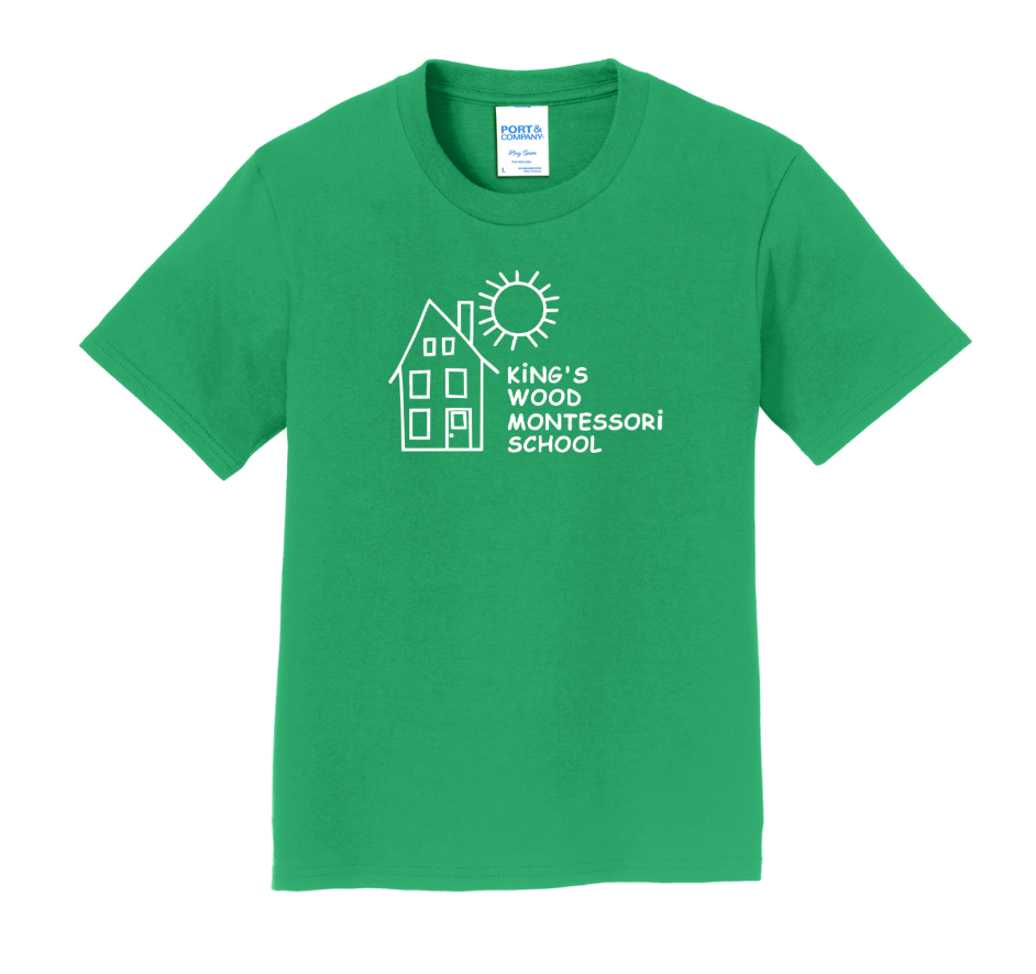 Camiseta unisex juvenil Montessori de King's Wood (PC450Y)