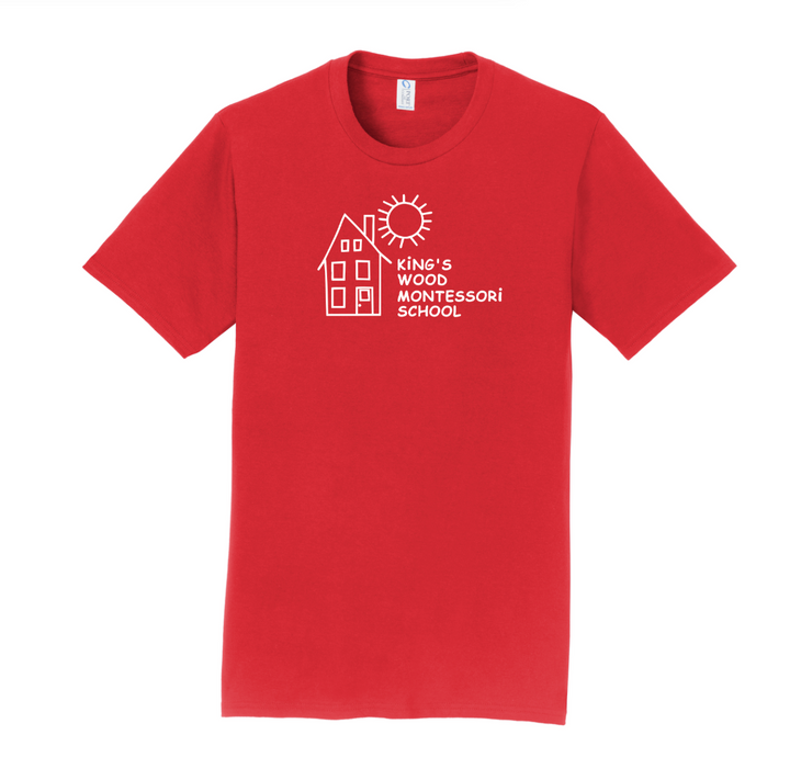 King's Wood Montessori - Adult Unisex Tee (PC450)