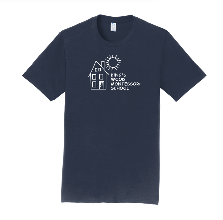 King's Wood Montessori - Adult Unisex Tee (PC450)