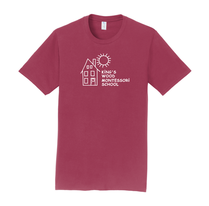 King's Wood Montessori - Adult Unisex Tee (PC450)