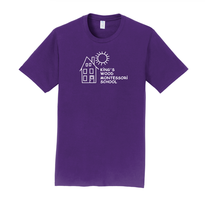 King's Wood Montessori - Adult Unisex Tee (PC450)